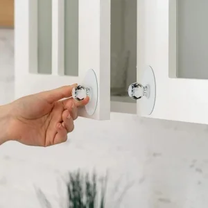Yapışkanlı Kristal Dolap Kulp 